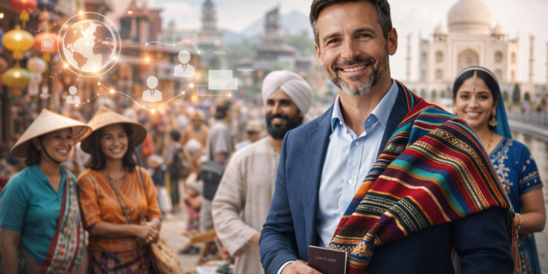 Conhecer culturas amplia a visão de mundo e fortalece o desenvolvimento pessoal, ressalta Vitor Barreto Moreira.