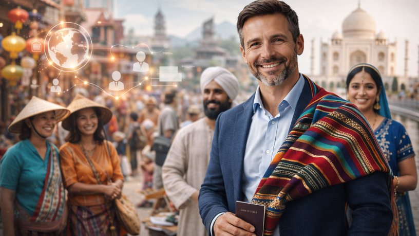 Conhecer culturas amplia a visão de mundo e fortalece o desenvolvimento pessoal, ressalta Vitor Barreto Moreira.